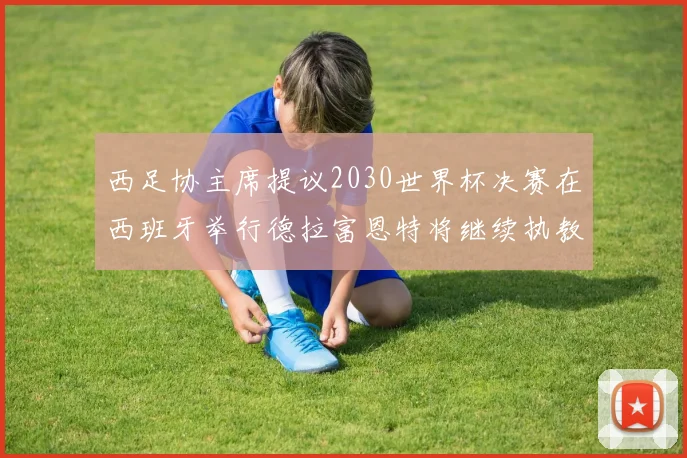 西足协主席提议2030世界杯决赛在西班牙举行德拉富恩特将继续执教国家队